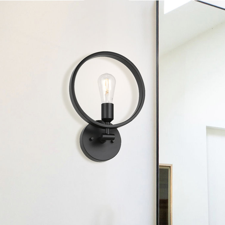 Black bathroom store wall light fixtures